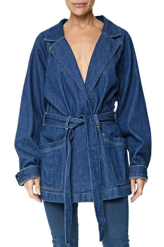 Blazer Jeans Azul - DG76278 Curadoria Dress & Go