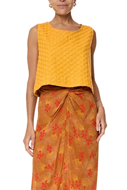Blusa Algodão Amarelo
