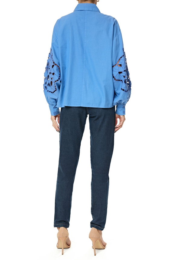 Blusa Algodão Azul - DG76147 MOB