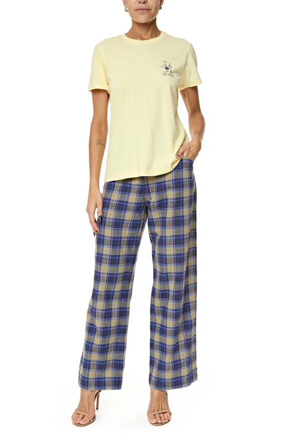 Blusa Algodão Estampado - DG76118 Curadoria Dress & Go