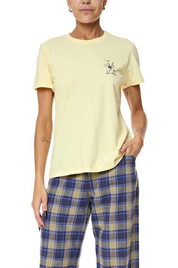 Blusa Algodão Estampado - DG76118 Curadoria Dress & Go