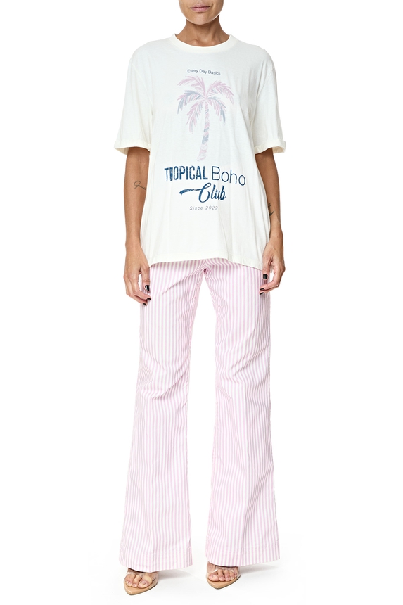 Blusa Algodão Estampado - DG76664 Curadoria Dress & Go