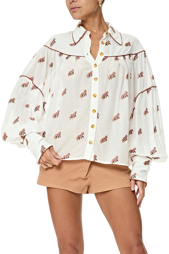 Blusa Algodão Estampado - DG76776 Farm