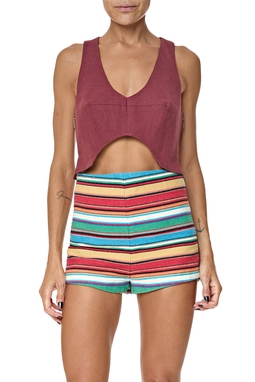 Blusa Algodão Marsala