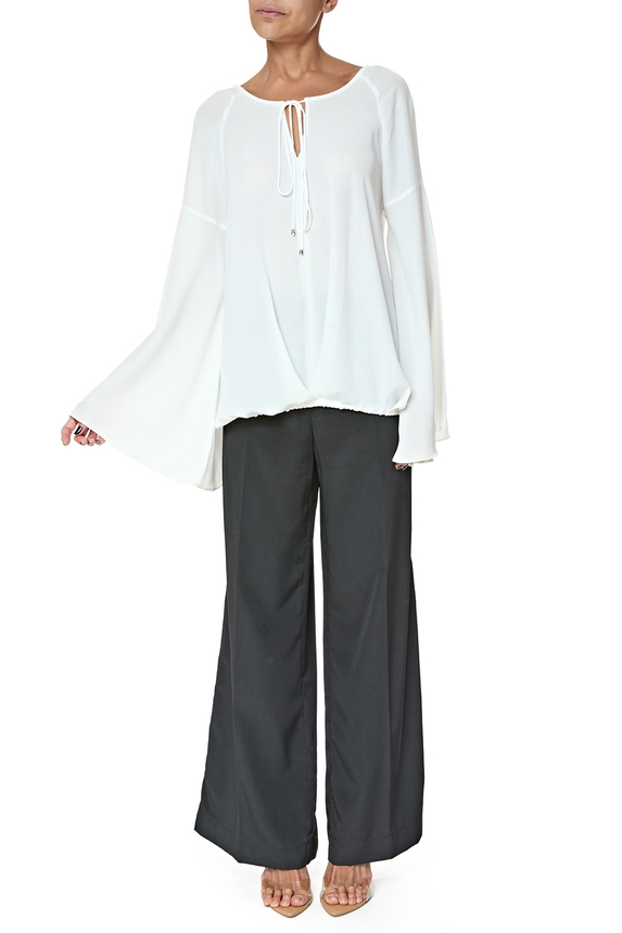 Blusa Crepe Bege - DG76598 Annexe