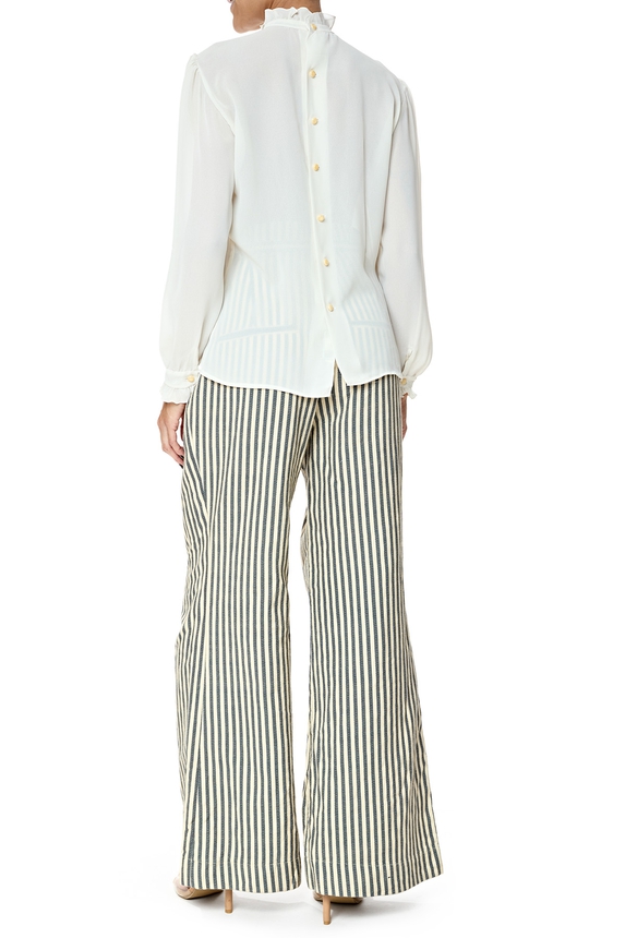 Blusa Crepe Bege - DG76678 Curadoria Dress & Go