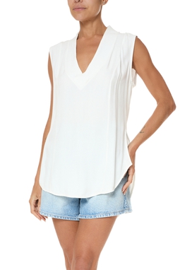Blusa Crepe Branco