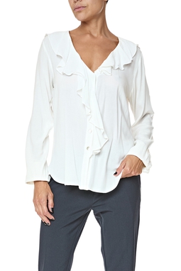 Blusa Crepe Branco