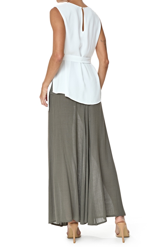 Blusa Crepe Branco - DG76676 Zara