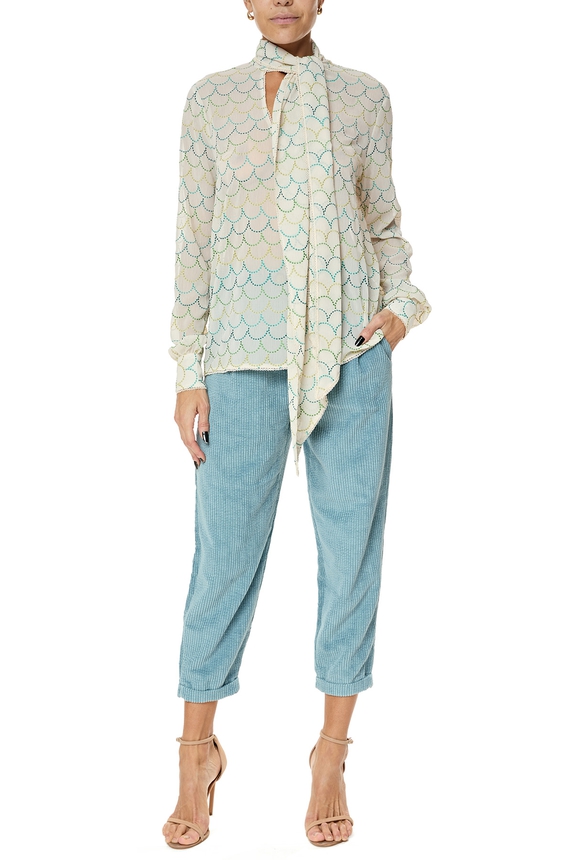 Blusa Crepe Estampado - DG76139 Bo.Bô