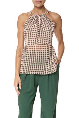 Blusa Crepe Estampado