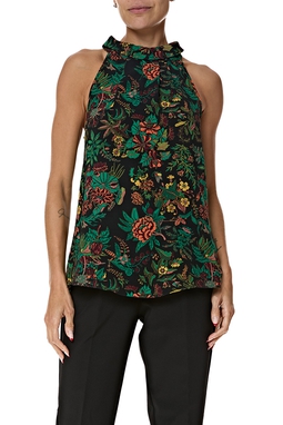 Blusa Crepe Estampado