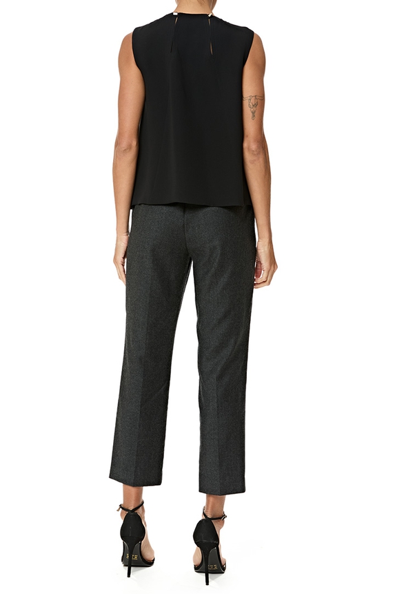 Blusa Crepe Preto - DG76848 Giorgio Armani
