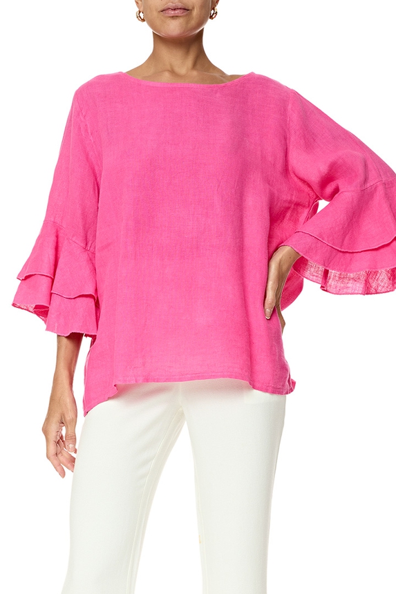 Blusa Linho Rosa - DG76779 Curadoria Dress & Go