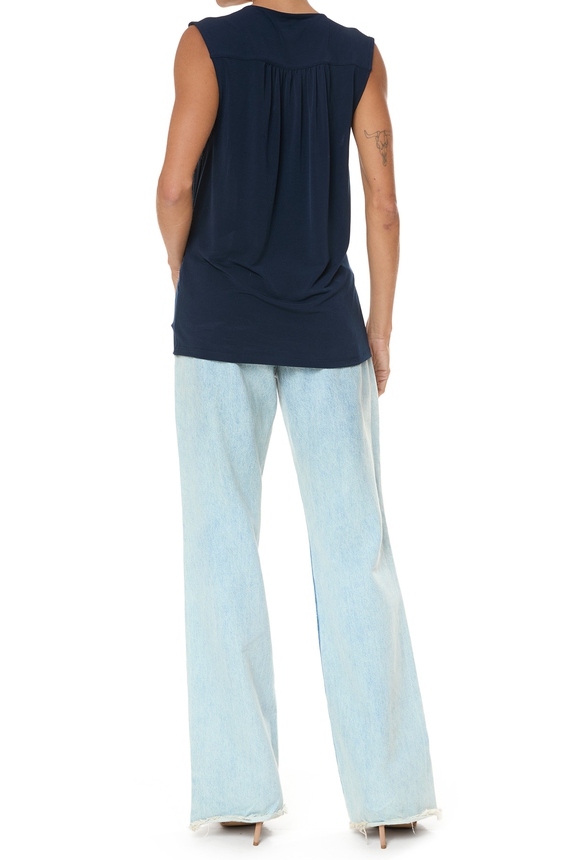 Blusa Malha Azul - DG76035 Banana Republic