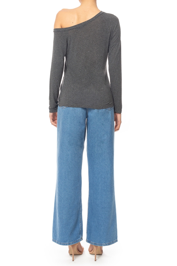 Blusa Malha Cinza - DG70549 Pusco