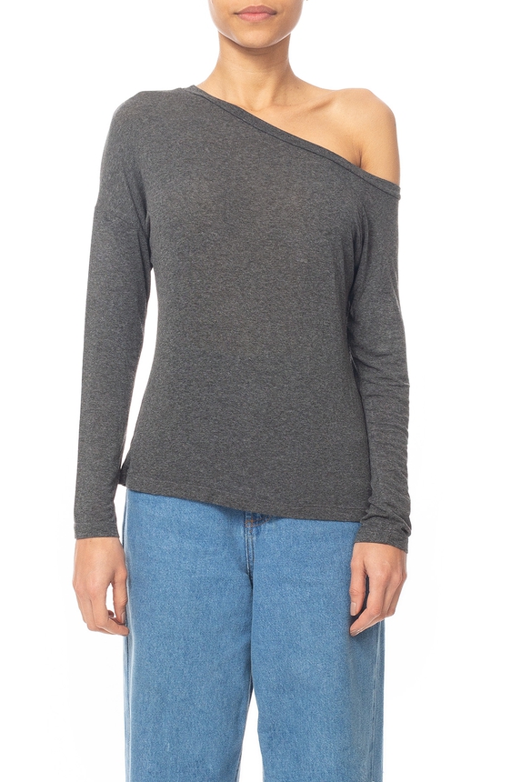 Blusa Malha Cinza - DG70549 Pusco