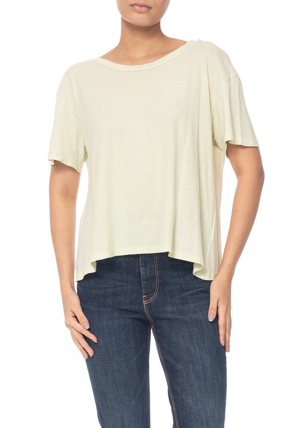 Blusa Manga Curta Algodão Verde - DG21224 Animale