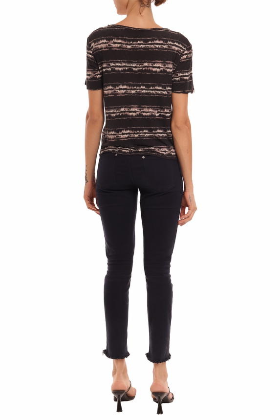 Blusa Manga Curta Viscose Estampado - DG30055 Animale