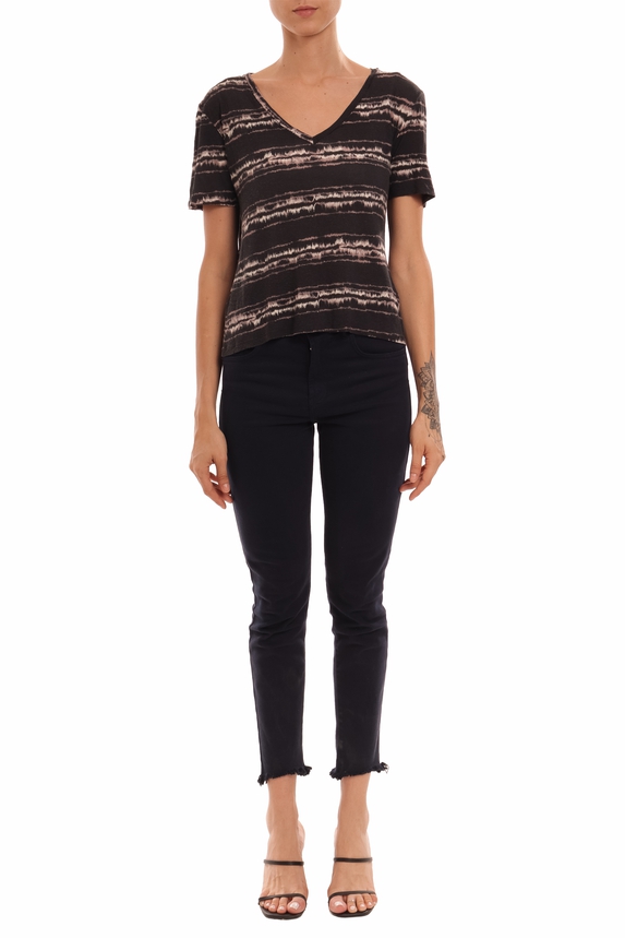 Blusa Manga Curta Viscose Estampado - DG30055 Animale