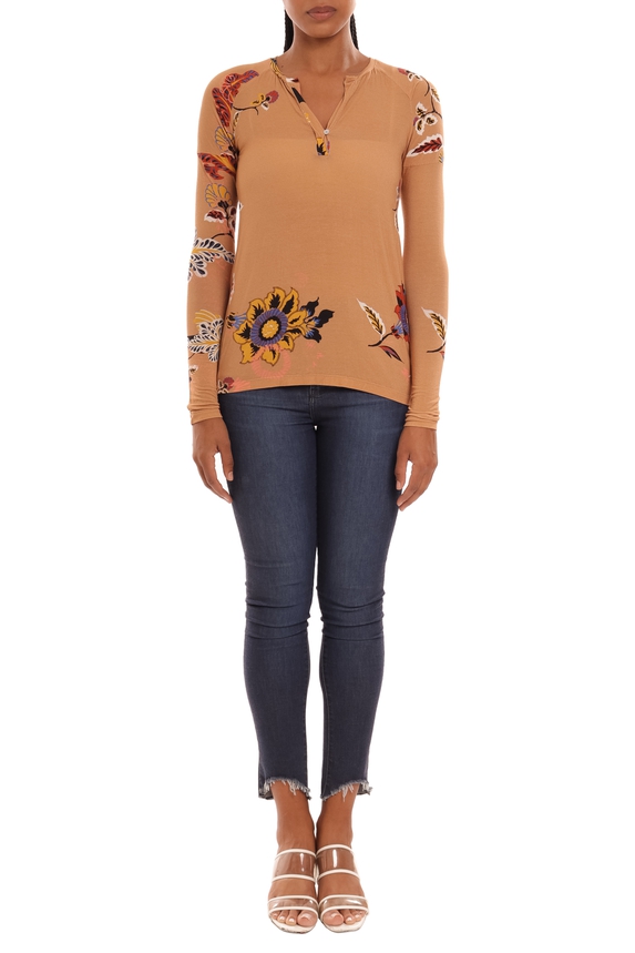 Blusa Manga Longa Viscose Estampado - DG30633 Animale