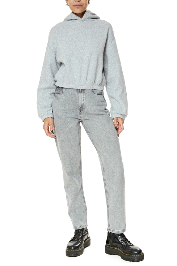 Blusa Moletom Cinza - DG76125 Zara