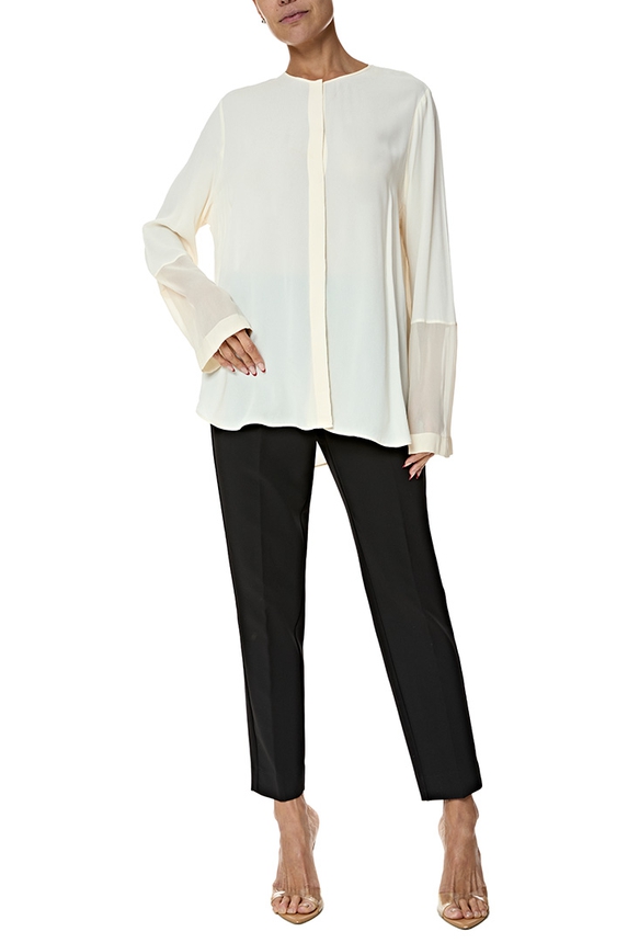 Blusa Seda Branco - DG76991 Le Lis Blanc