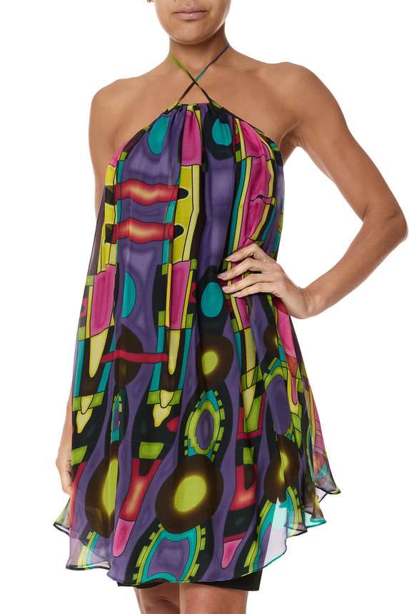Blusa Seda Estampado - DG75891 Curadoria Dress & Go