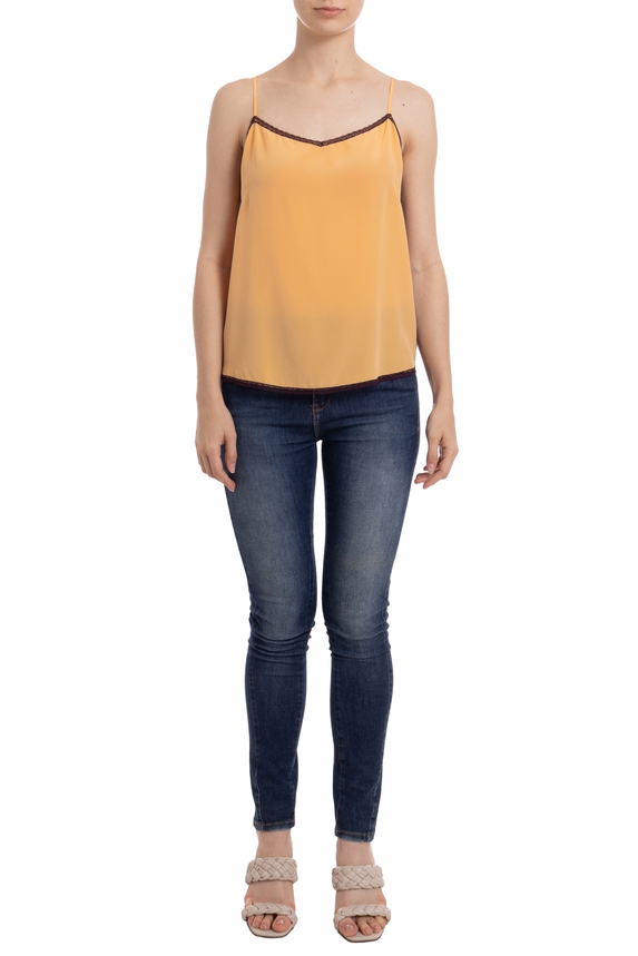 Blusa Seda Laranja - DG38739 Animale
