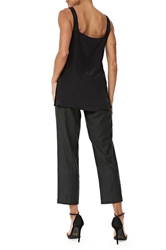 Blusa Seda Preto - DG76850 Ricardo Almeida