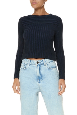 Blusa Tricot Azul