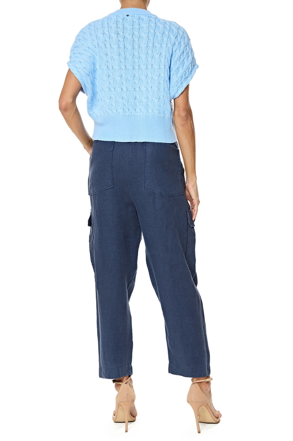 Blusa Tricot Azul - DG76137 Le Lis Blanc