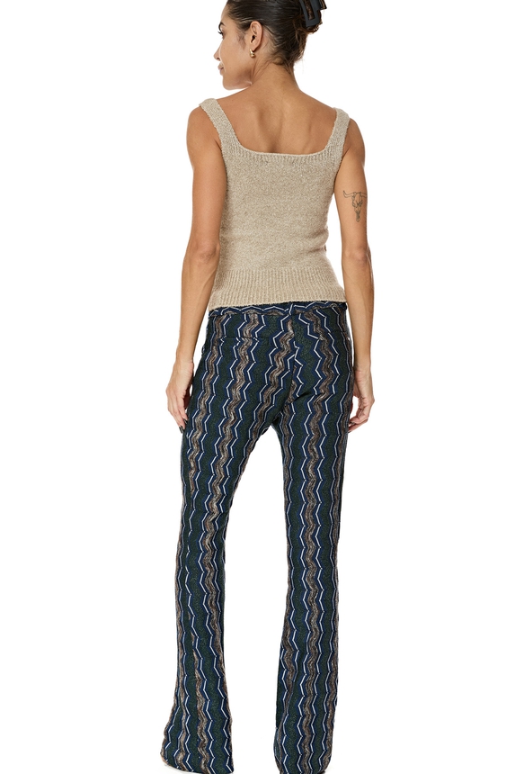 Blusa Tricot Bege - DG76154 Anselmi