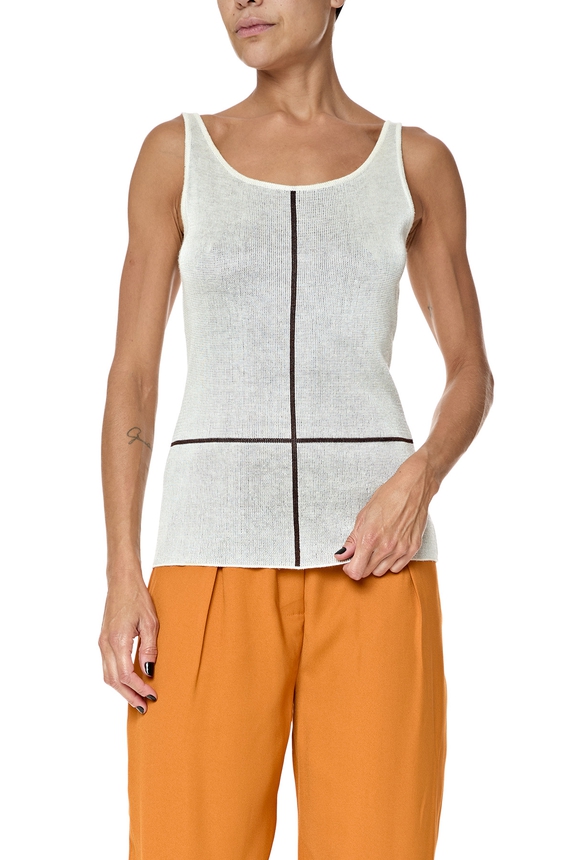 Blusa Tricot Bege - DG76400 Maria Bonita