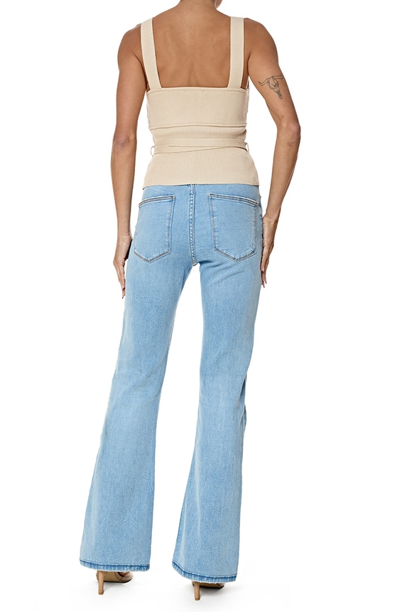 Blusa Tricot Bege - DG77060 Alcaçuz