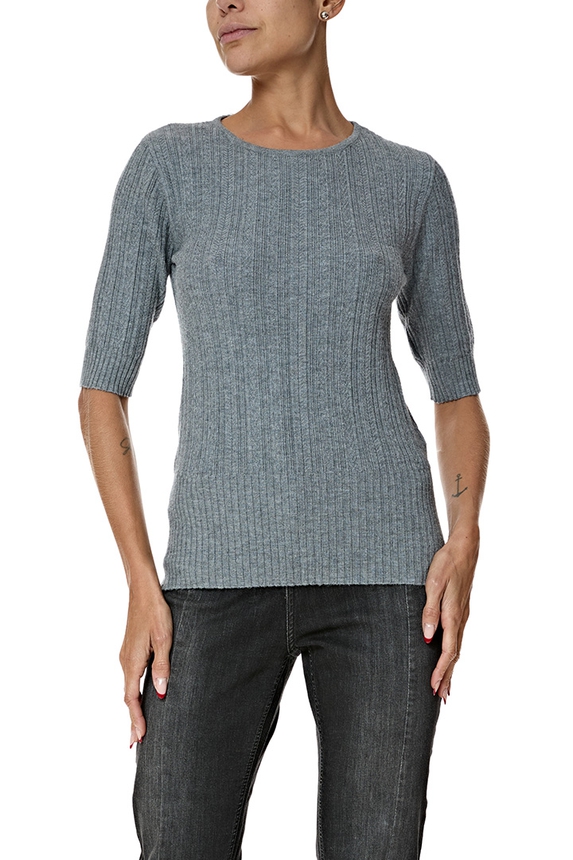 Blusa Tricot Cinza - DG77063 Fillity