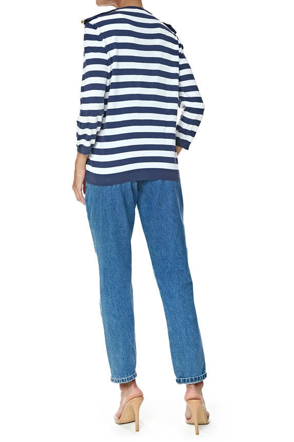 Blusa Tricot Estampado - DG76684 Red Valentino