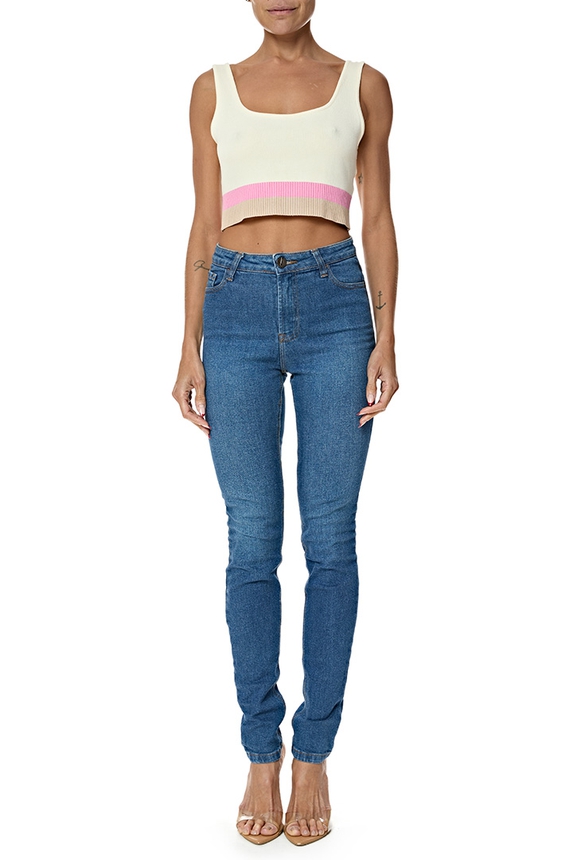 Blusa Tricot Estampado - DG77056 Viviane Furrier