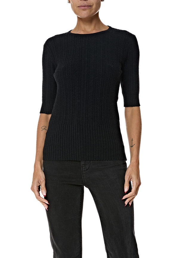 Blusa Tricot Preto - DG77064 Fillity
