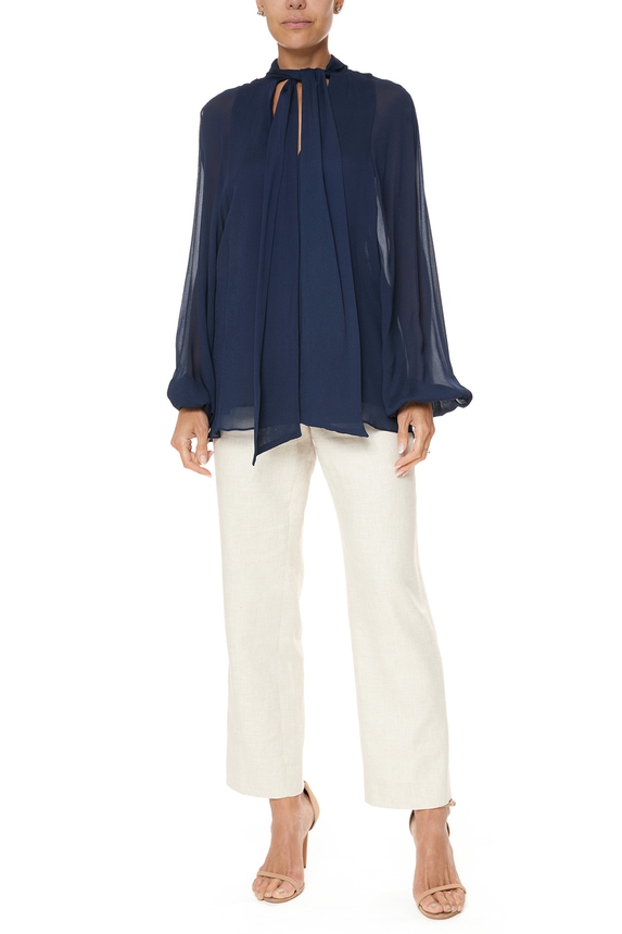 Blusa Viscose Azul - DG76045 Le Lis Blanc