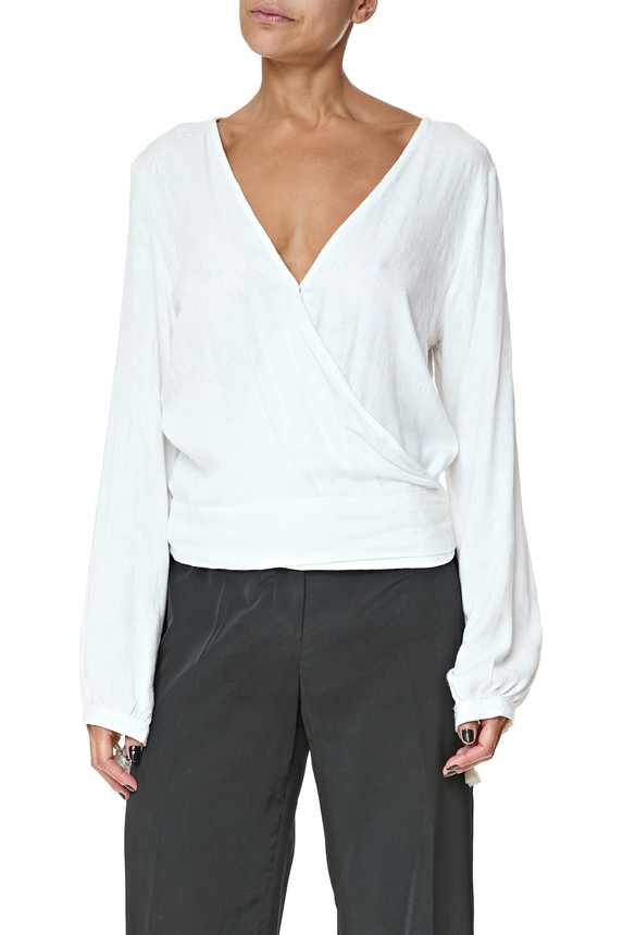 Blusa Viscose Branco - DG76605 Ateen