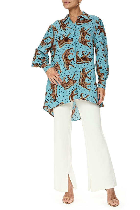 Blusa Viscose Estampado - DG76777 Farm