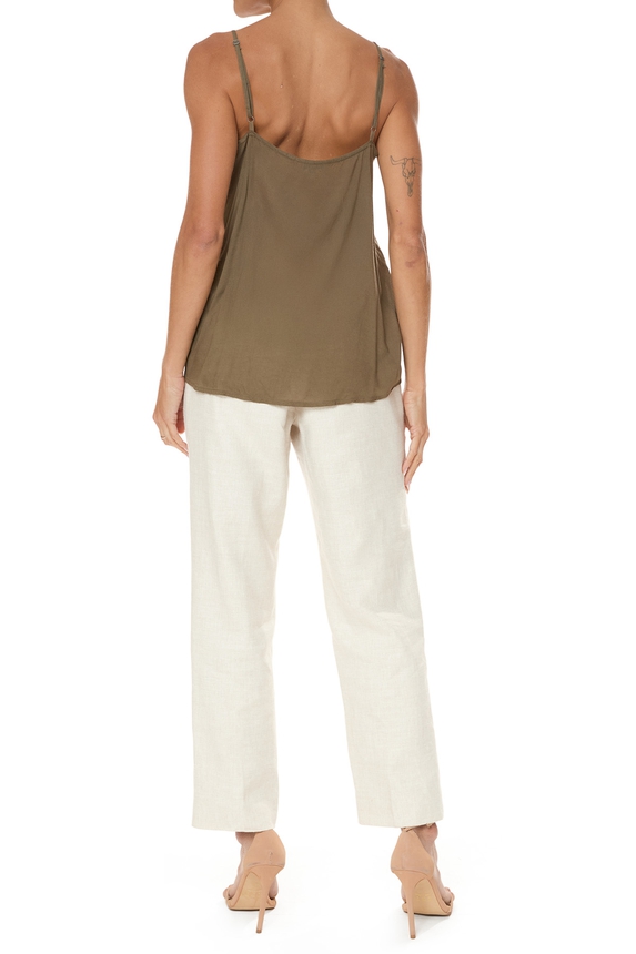 Blusa Viscose Verde - DG76033 Guess