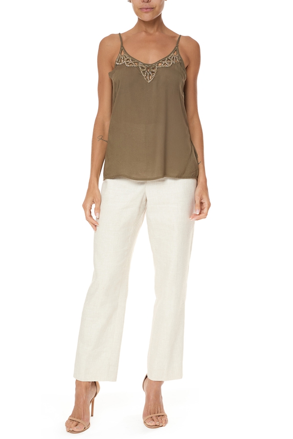 Blusa Viscose Verde - DG76033 Guess