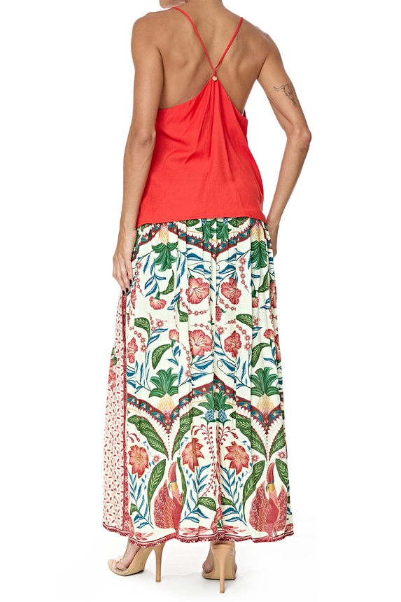 Blusa Viscose Vermelho - DG76478 Curadoria Dress & Go