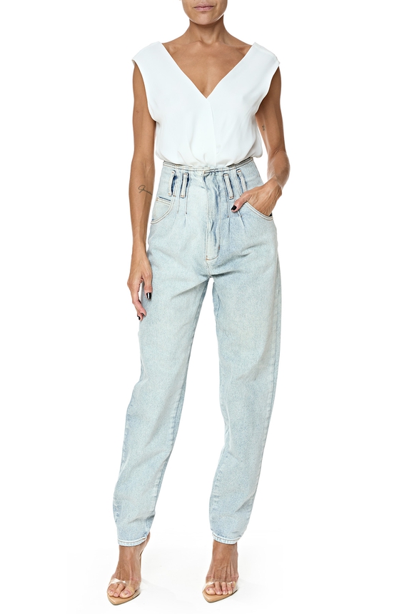 Body Crepe Branco - DG76673 Amaro