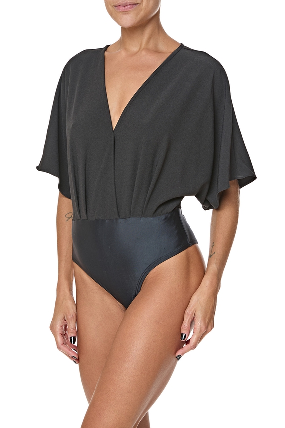 Body Crepe Preto - DG76660 Lebôh