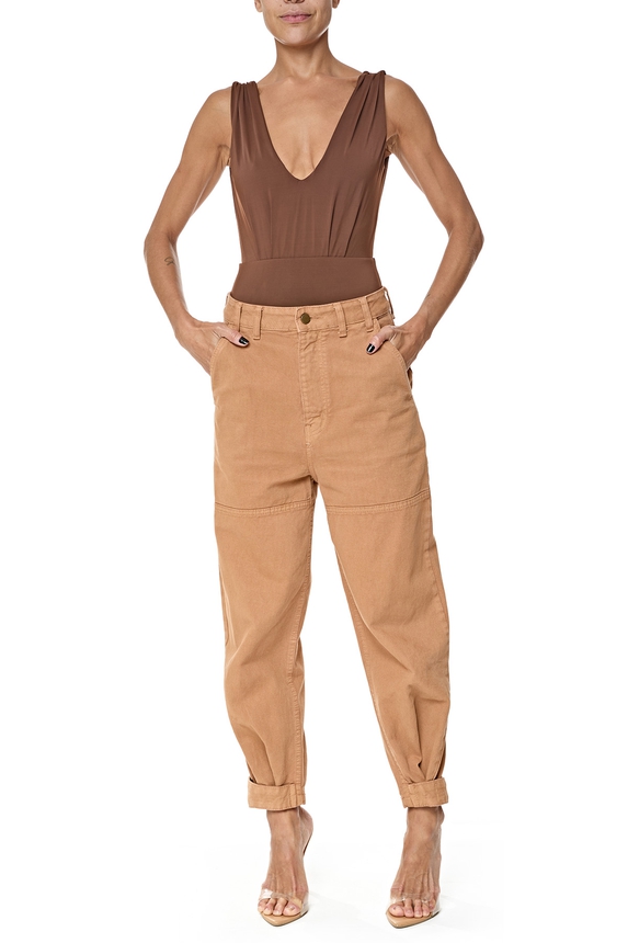 Body Neoprene Marrom - DG76652 Curadoria Dress & Go