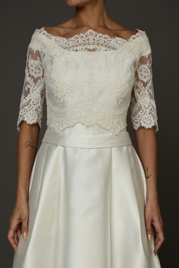 Bolero Tule e Renda