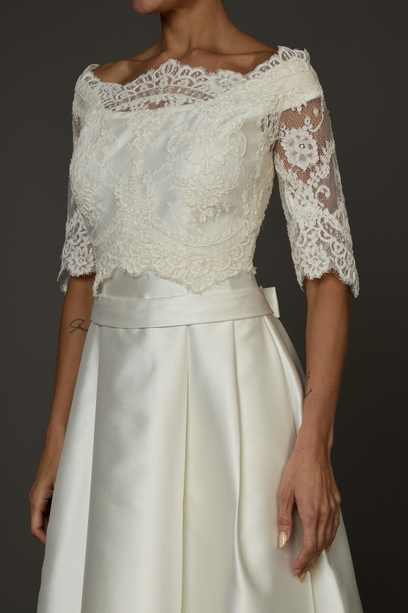 Bolero Tule e Renda - DG83062 Basic Collection